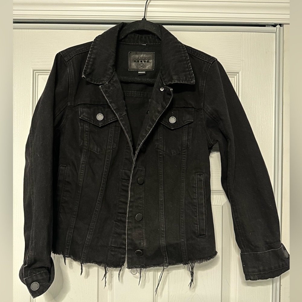 BLANKNYC BLACK DENIM JACKET